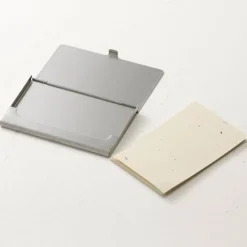 Outlet Muji Tarjetero de acero inoxidable ‐ Fino