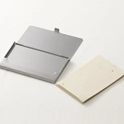 Outlet Muji Tarjetero de acero inoxidable ‐ Fino
