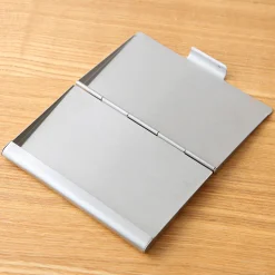 Outlet Muji Tarjetero de acero inoxidable ‐ Fino