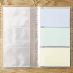 Best Muji Tarjetero PP ‐ 60 Bolsillos. 3 bolsillos por página. 10 Páginas