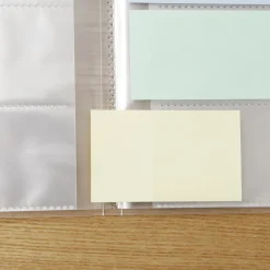 Best Muji Tarjetero PP ‐ 60 Bolsillos. 3 bolsillos por página. 10 Páginas