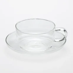 Muji Taza de Té de cristal resistente al calor / 250 ml