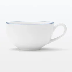 Sale Muji Taza de Té de Vajilla para el Uso Diario - Raya azul