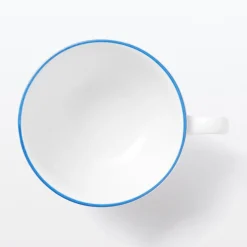 Sale Muji Taza de Té de Vajilla para el Uso Diario - Raya azul
