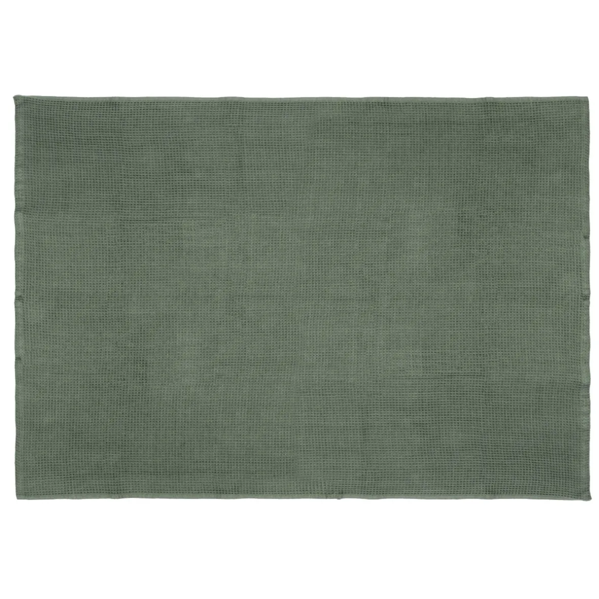 Muji Toalla de baño grande de algodón orgánico con textura de gofre