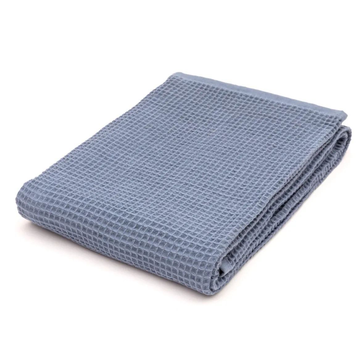 Muji Toalla de baño grande de algodón orgánico con textura de gofre