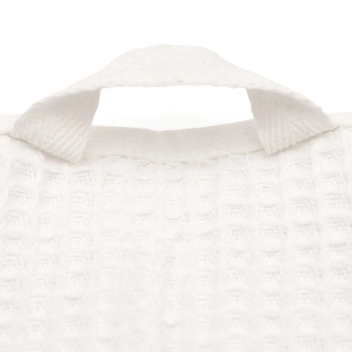 Muji Toalla de baño grande de algodón orgánico con textura de gofre