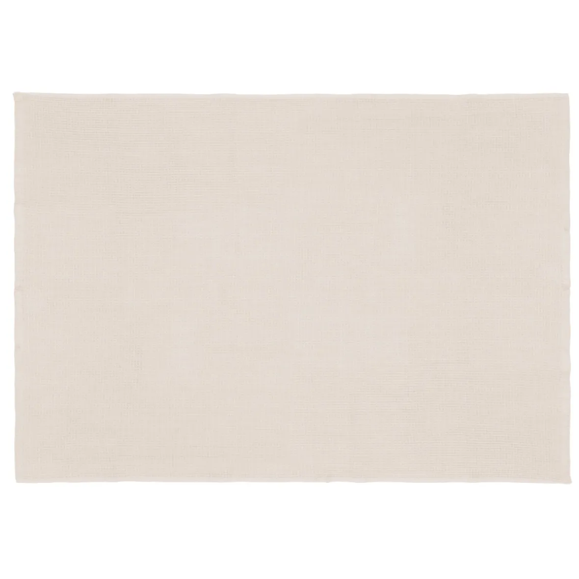 Muji Toalla de baño grande de algodón orgánico con textura de gofre