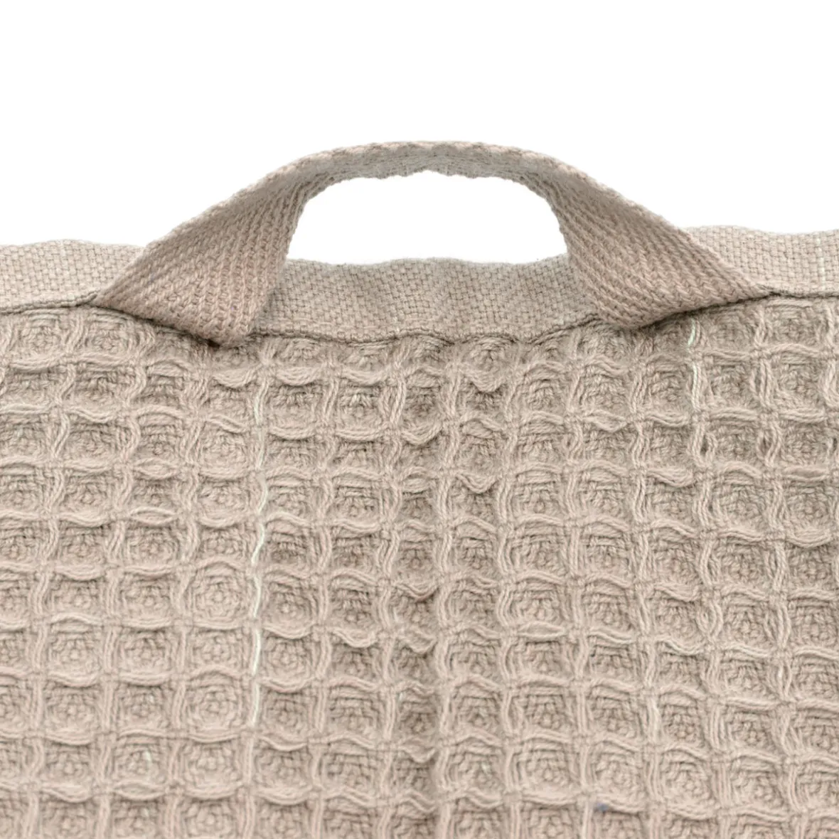 Muji Toalla de baño grande de algodón orgánico con textura de gofre