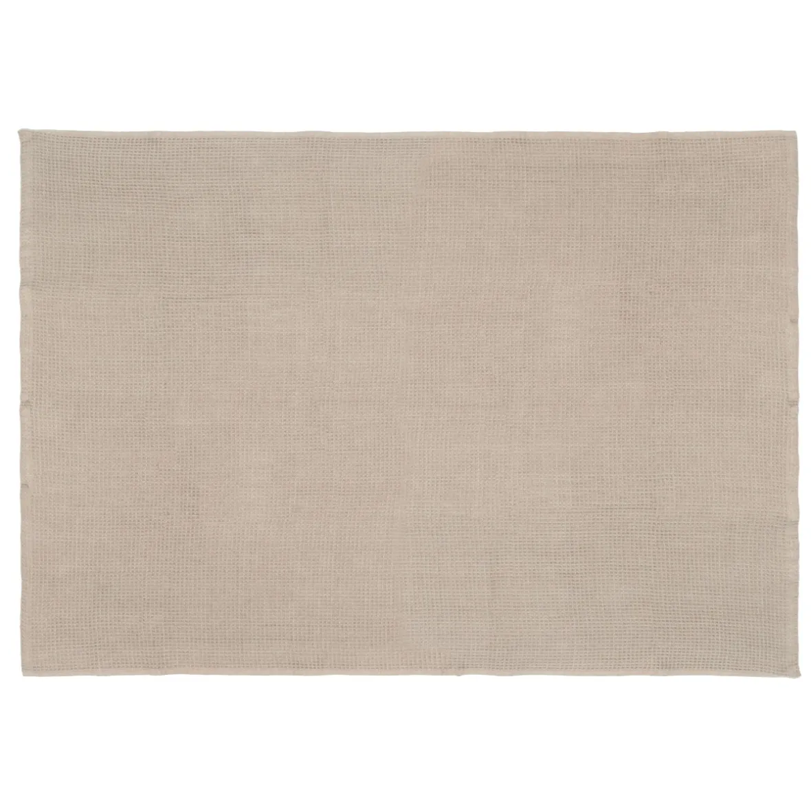 Muji Toalla de baño grande de algodón orgánico con textura de gofre