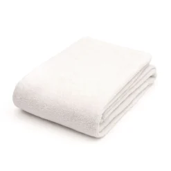 Online Muji Toalla de baño grande de algodón orgánico de rizo