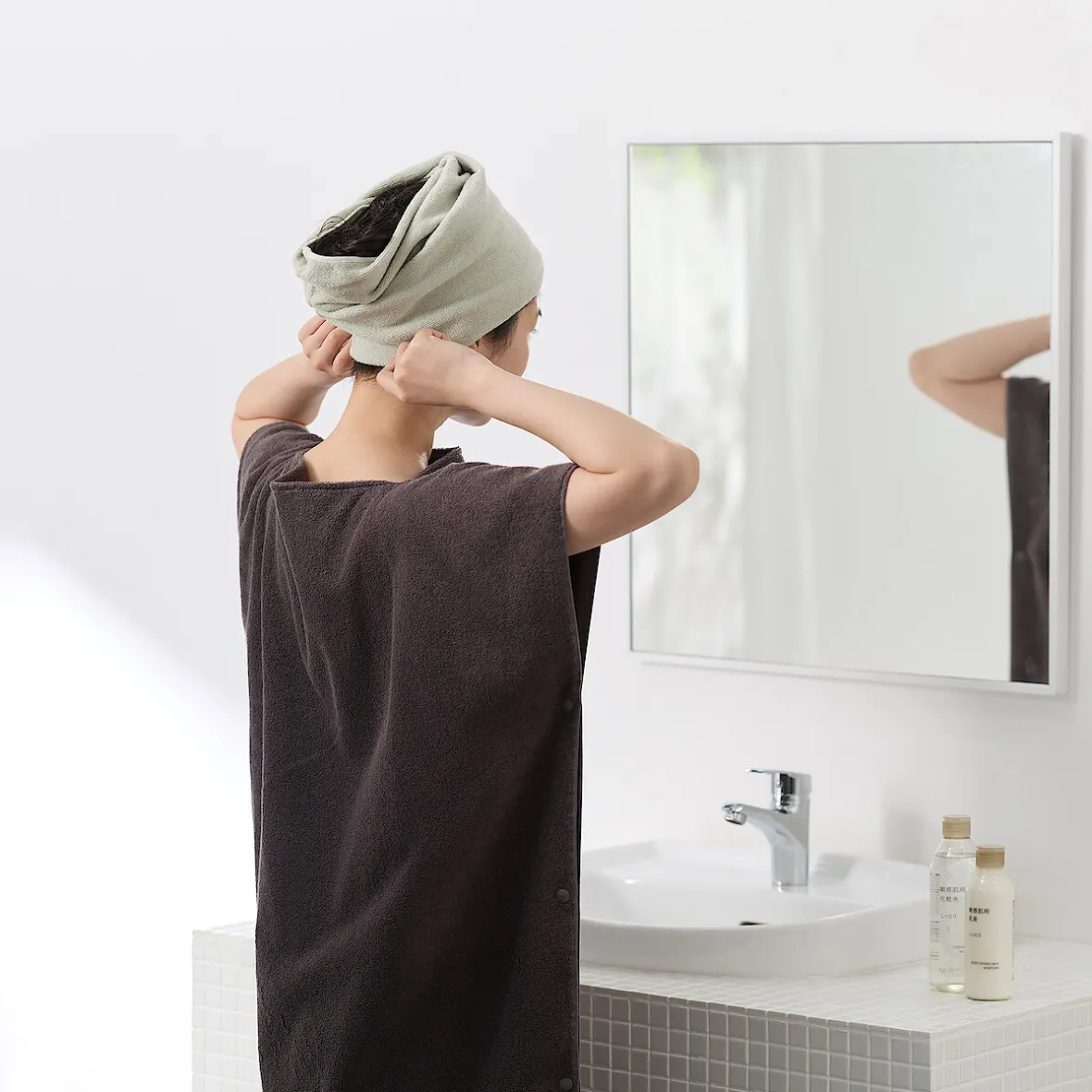 Hot Muji Toalla elástica para pelo