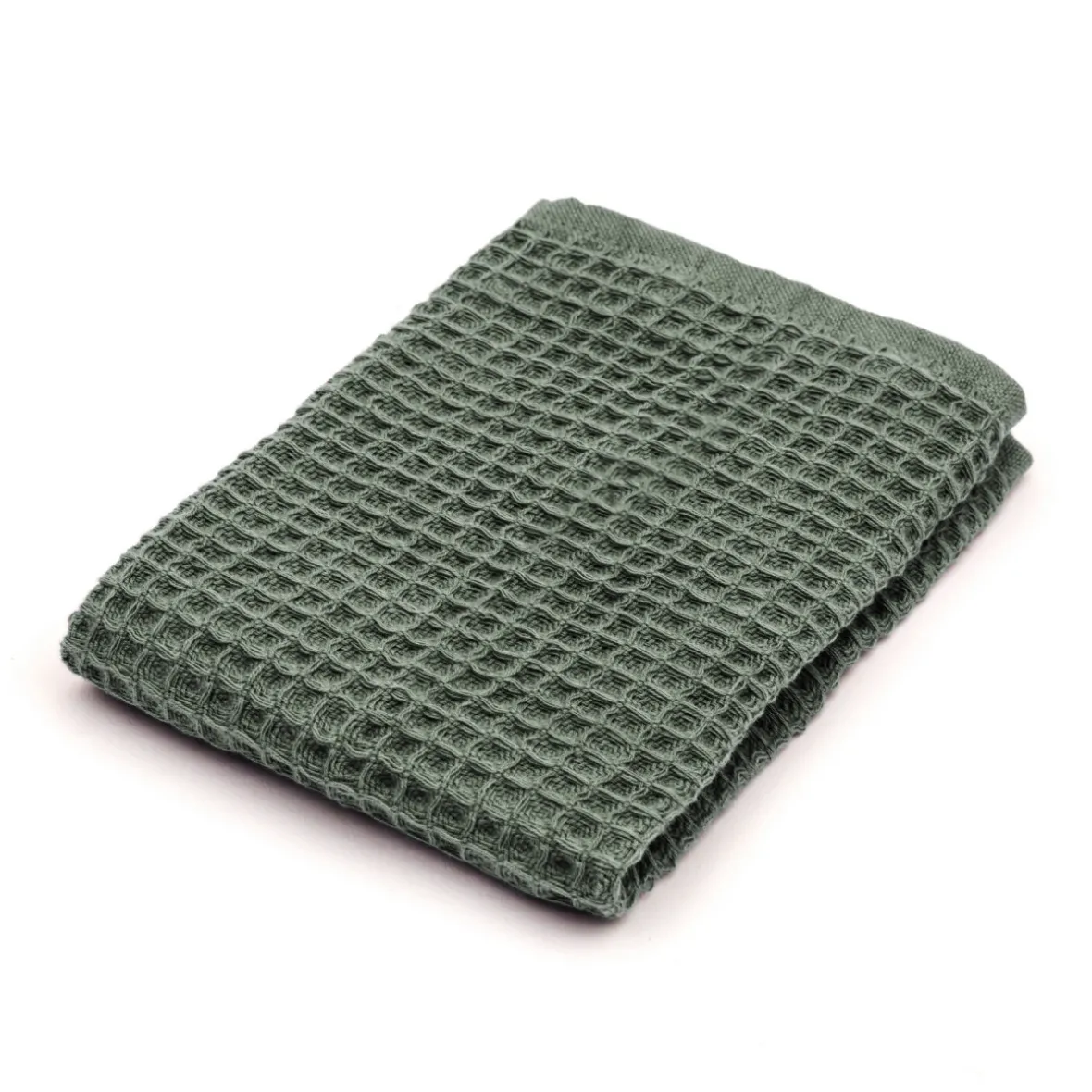 Clearance Muji Toalla facial de algodón orgánico con textura de gofre