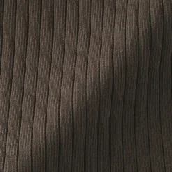 Clearance Muji Top corto de sujetador de algodón acanalado para mujer