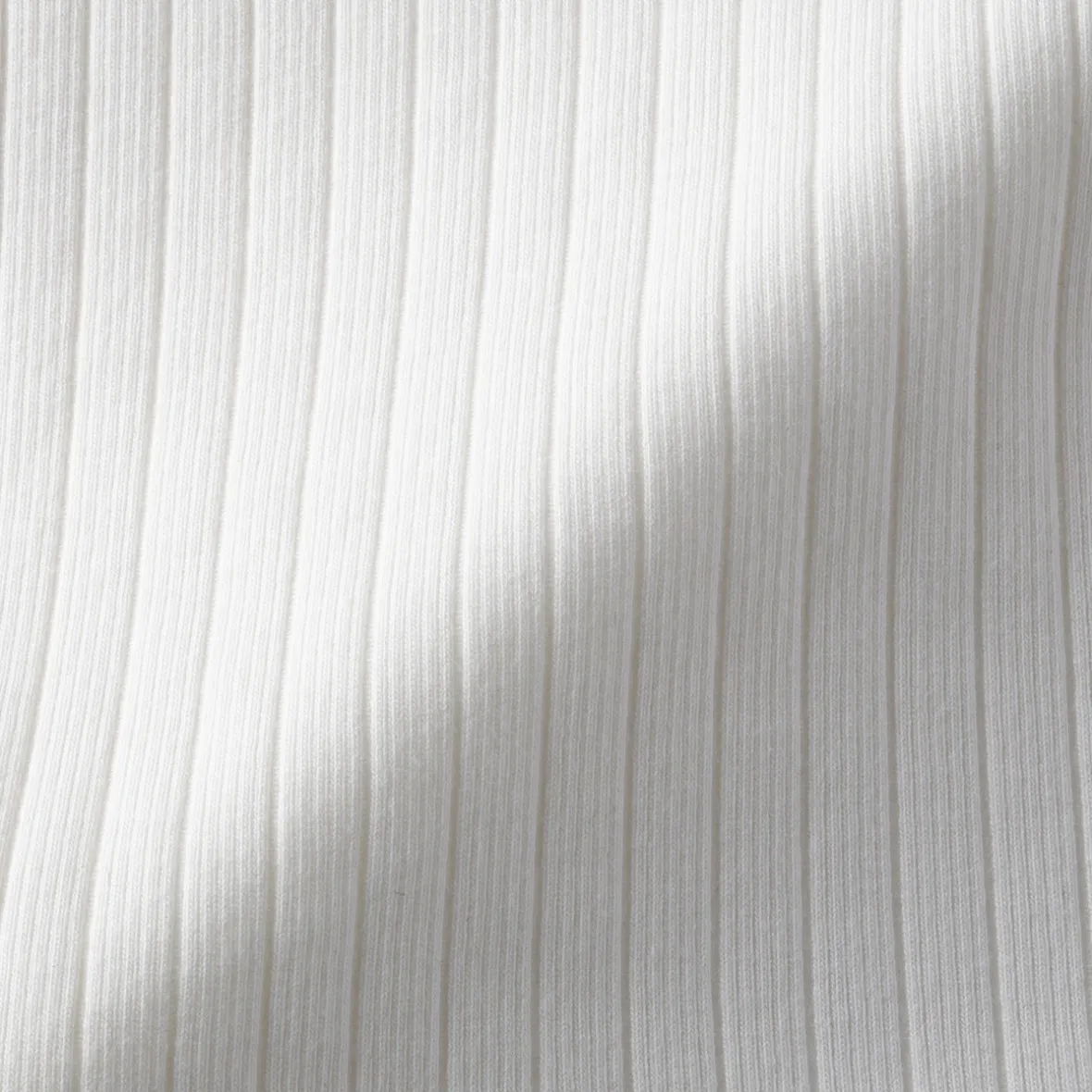 Clearance Muji Top corto de sujetador de algodón acanalado para mujer