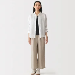 Hot Muji Top sujetador liso acanalado en mezcla de lyocell para mujer