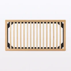 Muji Unidad principal de Cama de roble con plataforma Individual S