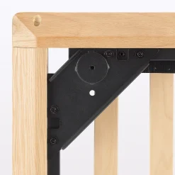 Muji Unidad principal de Cama de roble con plataforma Individual S