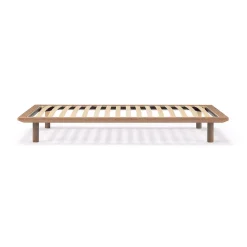 Sale Muji Unidad principal de Cama de nogal con plataforma Individual