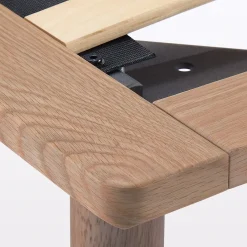 Sale Muji Unidad principal de Cama de nogal con plataforma Individual