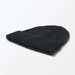 New Muji Unisex Gorro acanalado 