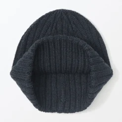 New Muji Unisex Gorro acanalado 