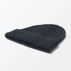 New Muji Unisex Gorro acanalado 