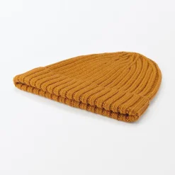 New Muji Unisex Gorro acanalado 