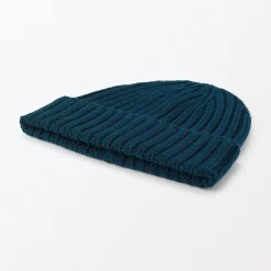 New Muji Unisex Gorro acanalado 