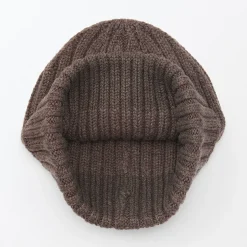 New Muji Unisex Gorro acanalado 