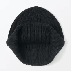 New Muji Unisex Gorro acanalado 