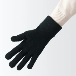 Sale Muji Unisex Guantes para pantalla táctil con forro cepillado de mezcla de lana