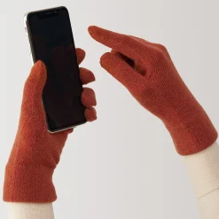 Sale Muji Unisex Guantes para pantalla táctil con forro cepillado de mezcla de lana