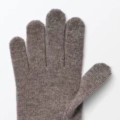 Sale Muji Unisex Guantes para pantalla táctil con forro cepillado de mezcla de lana