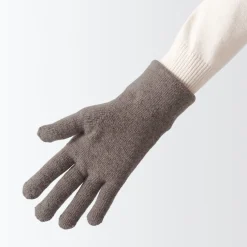 Sale Muji Unisex Guantes para pantalla táctil con forro cepillado de mezcla de lana