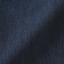 Online Muji Vaquero de pierna ancha y mezcla de kapok para mujer