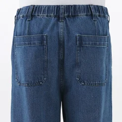 Muji Vaquero de pierna recta y mezcla de kapok para hombre