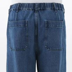 Muji Vaquero de pierna recta y mezcla de kapok para hombre