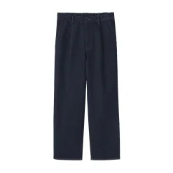Muji Vaquero de pierna recta y mezcla de kapok para hombre