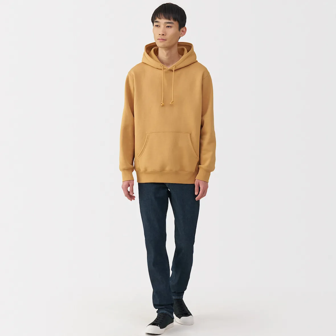 New Muji Vaqueros ajustados y elásticos para hombre ‐ Índigo