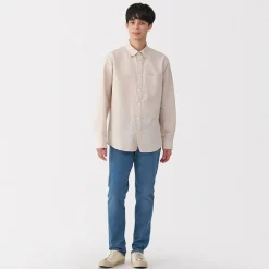 New Muji Vaqueros ajustados y elásticos para hombre ‐ Índigo