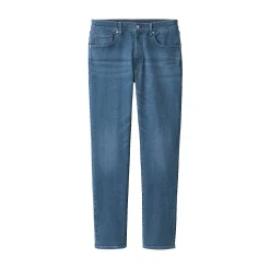 New Muji Vaqueros ajustados y elásticos para hombre ‐ Índigo