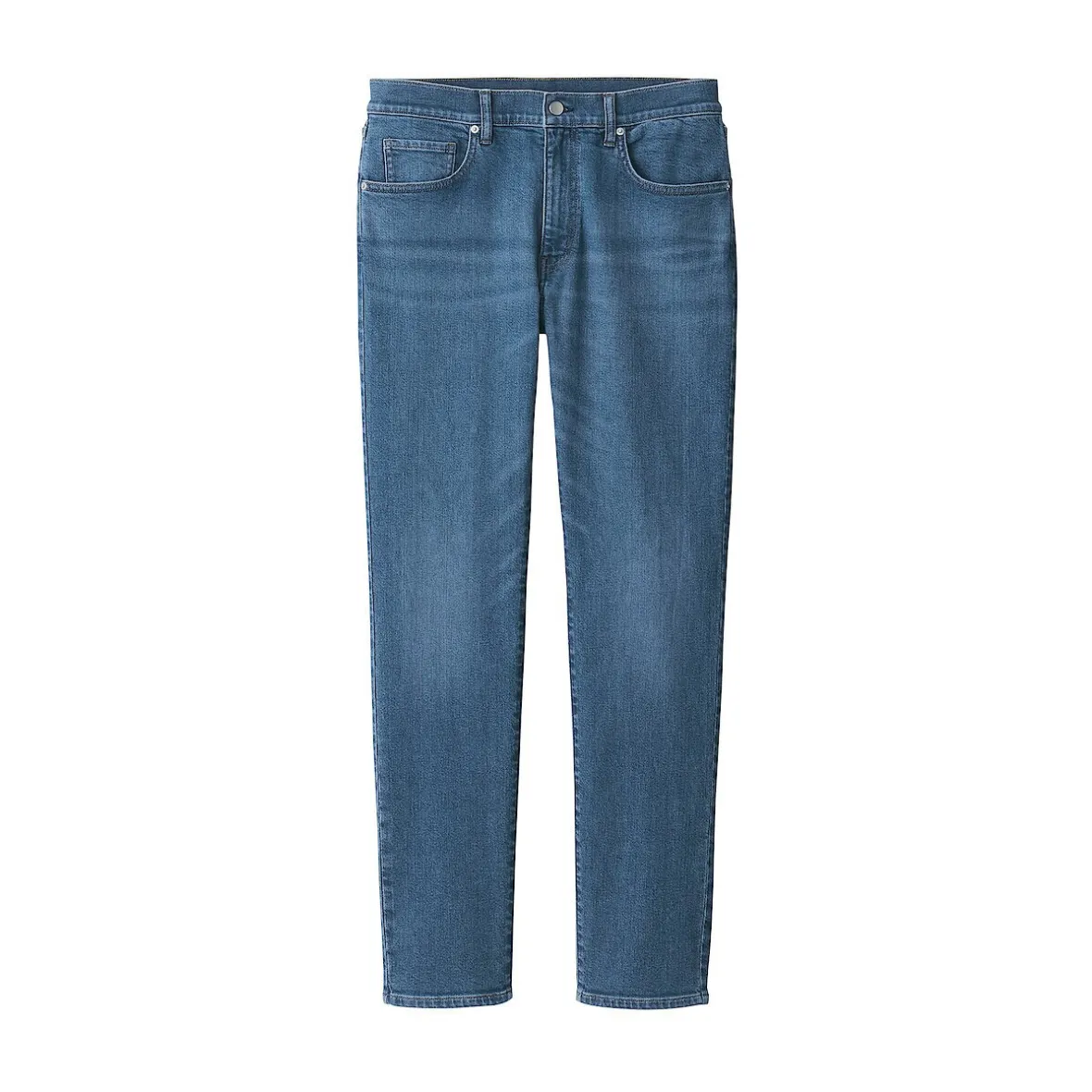 New Muji Vaqueros ajustados y elásticos para hombre ‐ Índigo