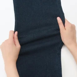 New Muji Vaqueros ajustados y elásticos para hombre ‐ Índigo