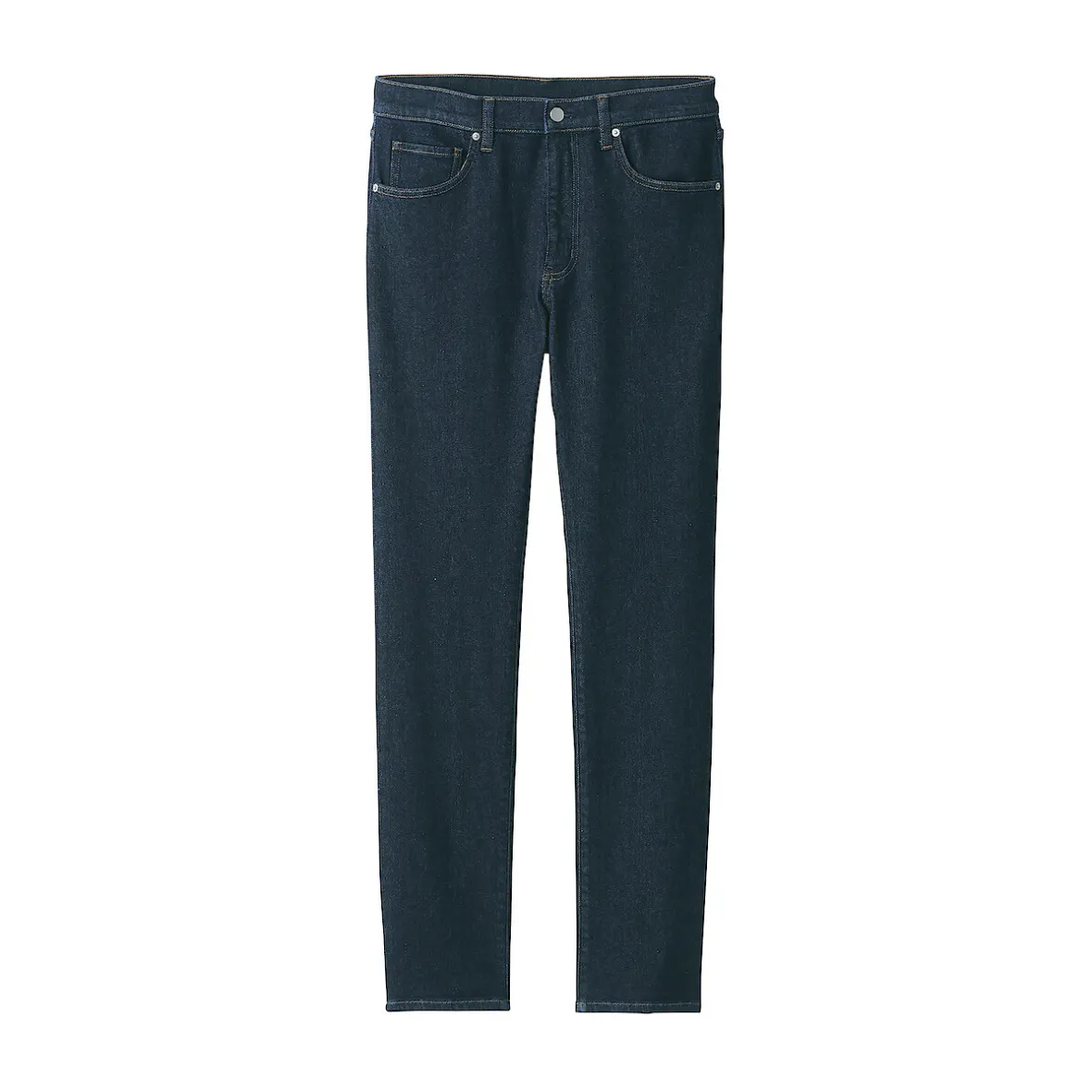 New Muji Vaqueros ajustados y elásticos para hombre ‐ Índigo