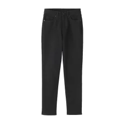 New Muji Vaqueros ajustados y elásticos para mujer ‐ Negro