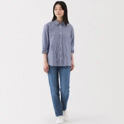 Outlet Muji Vaqueros ajustados y elásticos para mujer