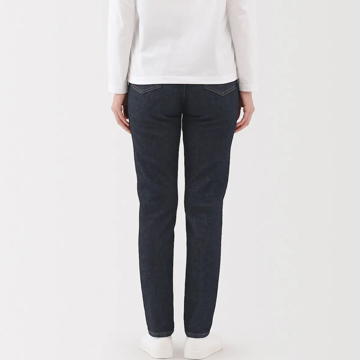 Outlet Muji Vaqueros ajustados y elásticos para mujer