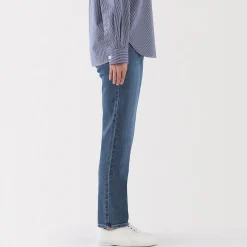 Outlet Muji Vaqueros ajustados y elásticos para mujer