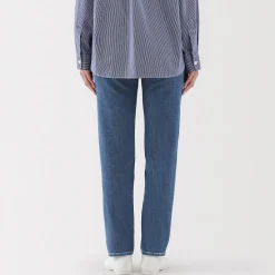 Outlet Muji Vaqueros ajustados y elásticos para mujer